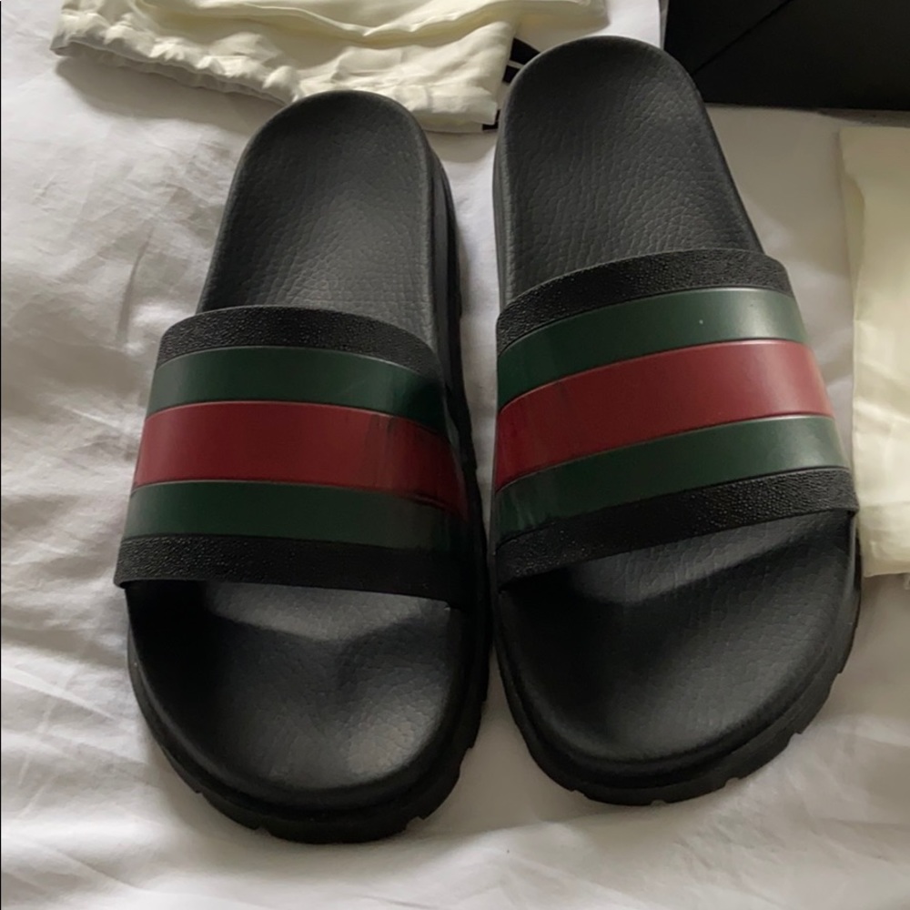 Men’s Gucci web slide sandal